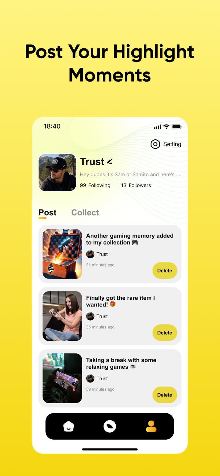 Compare gameplay
